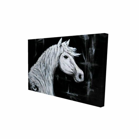 FONDO 20 x 30 in. Horse Profile View-Print on Canvas FO2788114